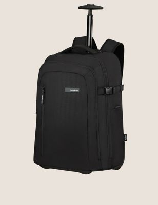 Samsonite Roader 2 Wheel Laptop Backpack Suitcase - Black, Black