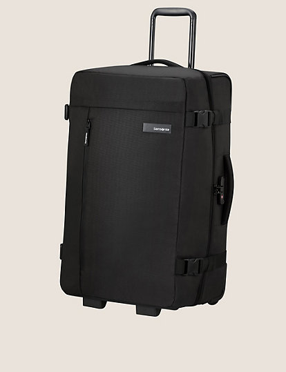 samsonite roader 2 wheel soft medium suitcase - 1size - black, black