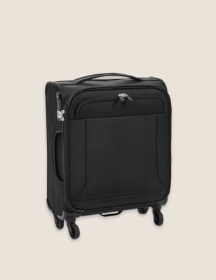 

M&S Collection Maleta de cabina blanda con 4 ruedas Ultralite - Negro, Negro