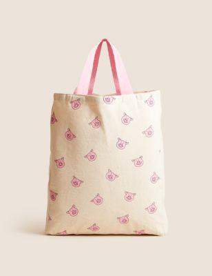 Percy Pigtm Tote Bag - Pink Mix, Pink Mix