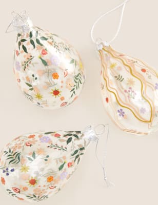 

3pk Egg Decorations - Multi, Multi