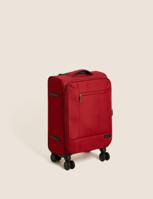 

M&S Collection Weichschalen-Kabinenkoffer mit 4 Rollen „Seville“ - Rot, Rot