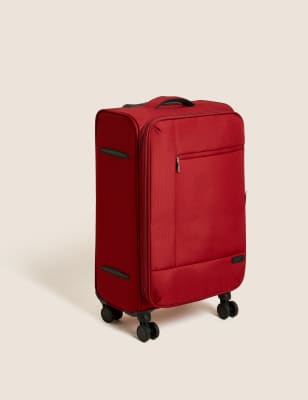 

M&S Collection Maleta mediana blanda con 4 ruedas Sevilla - Rojo, Rojo