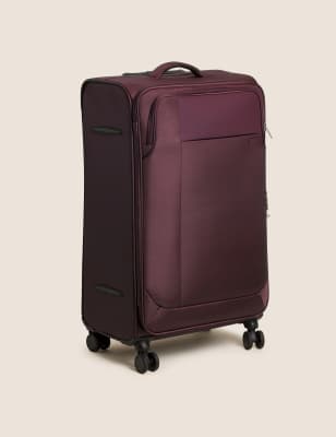 

M&S Collection Maleta grande blanda con 4 ruedas Lyon - Rojo, Rojo