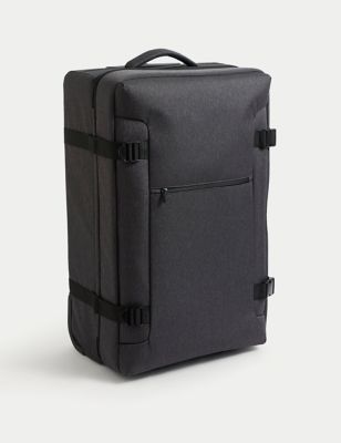 M&S Banff Adventure 2 Wheel Soft Large Suitcase - Grey, Grey