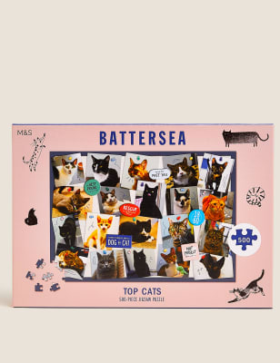 

500 Piece Battersea Cats Jigsaw, No Colour