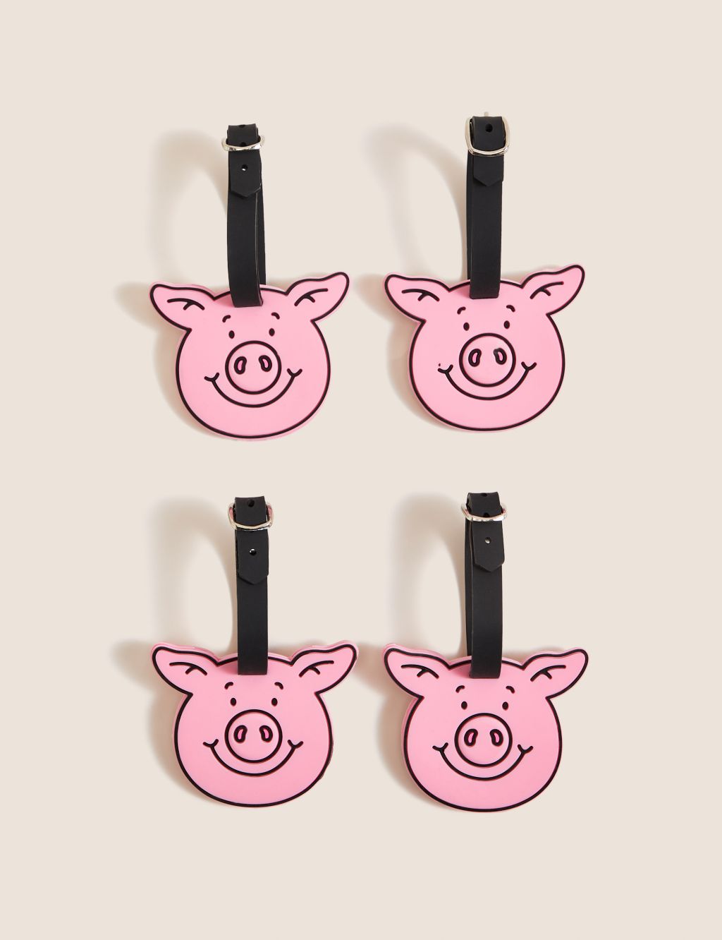 4pk Percy Pig™ Luggage Tags