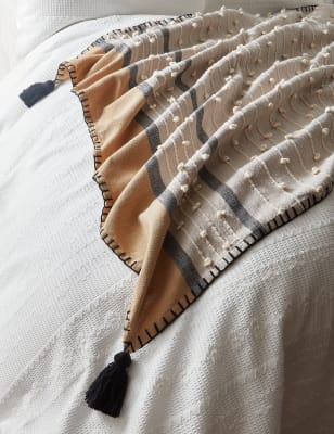 

M&S X Fired Earth Casablanca Collection Belvedere Throw - Malm, Malm