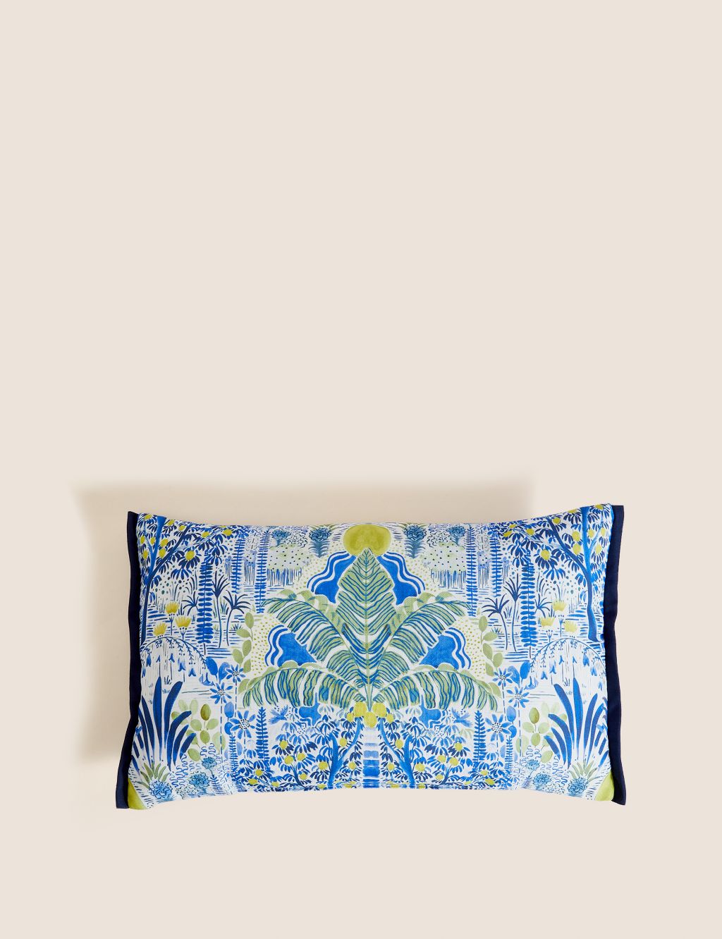 Tropical Print Outdoor Cushion