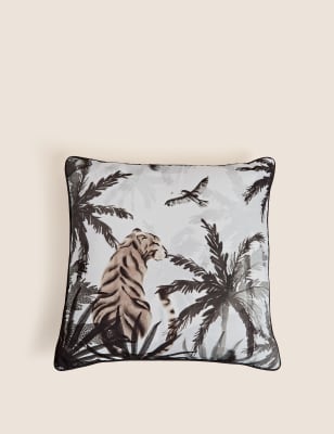 

M&S Collection Set of 2 Tiger Outdoor Cushions - Natural Mix, Natural Mix