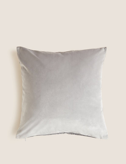 Velvet Embroidered Cushion