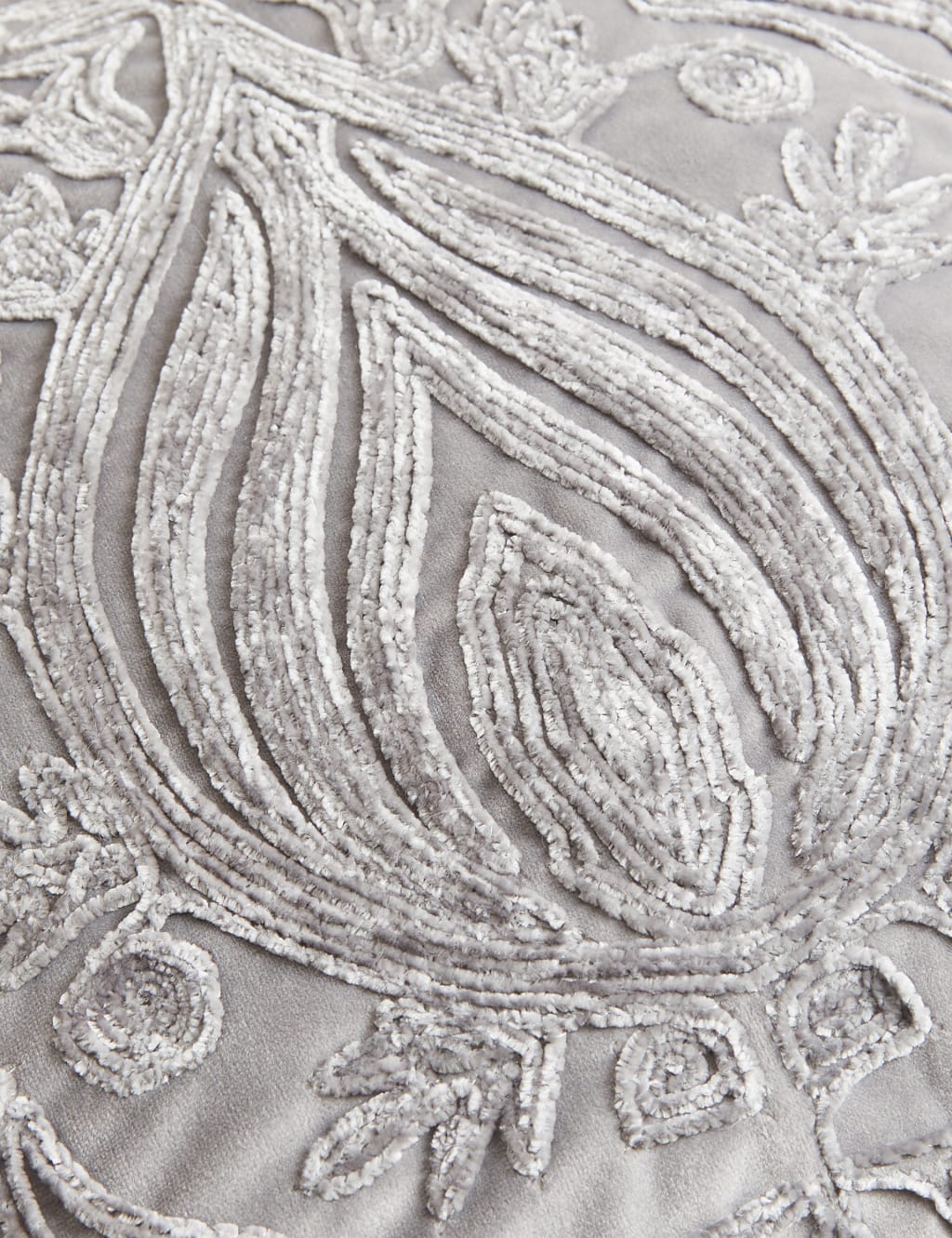 Velvet Embroidered Cushion image 4