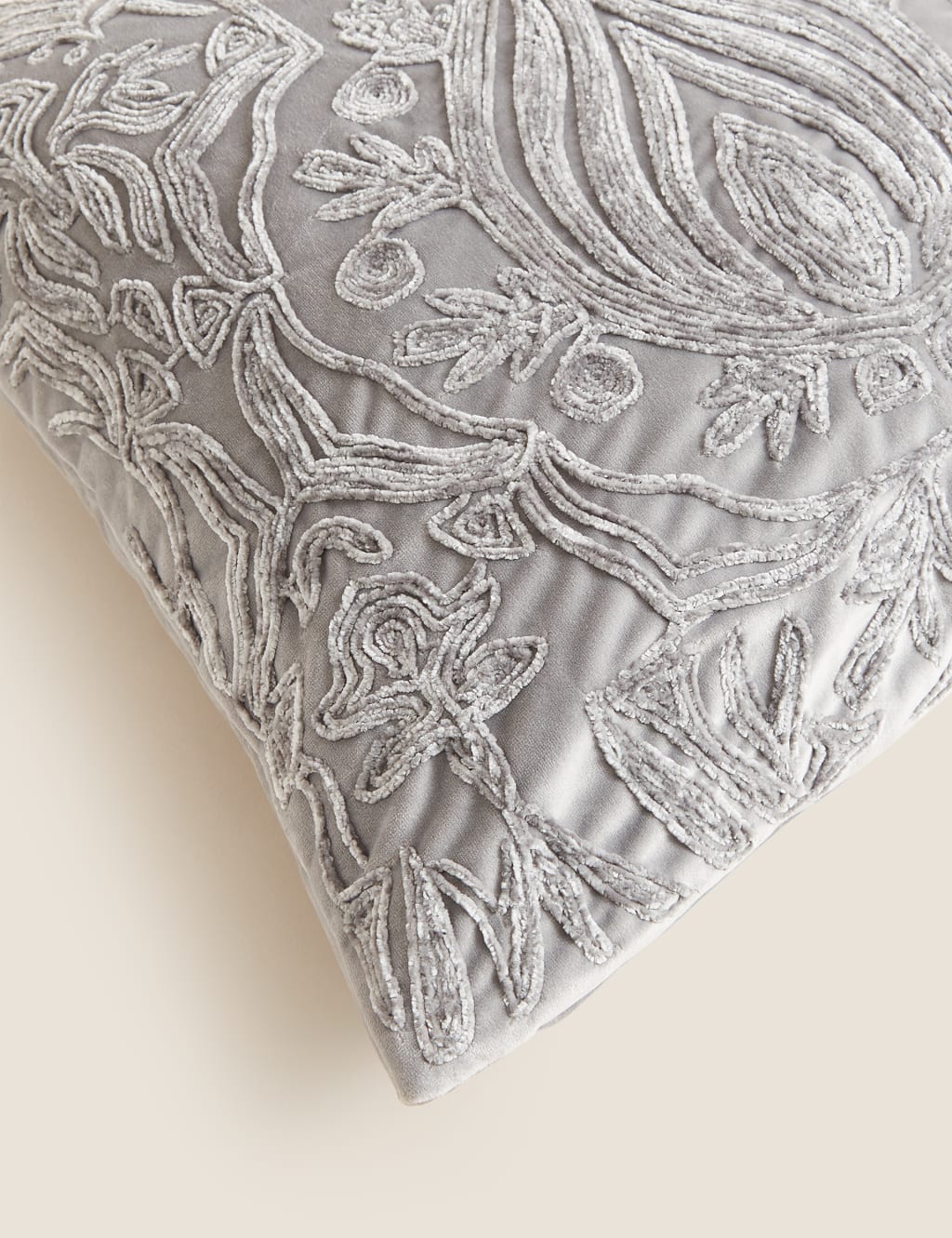 Velvet Embroidered Cushion image 4