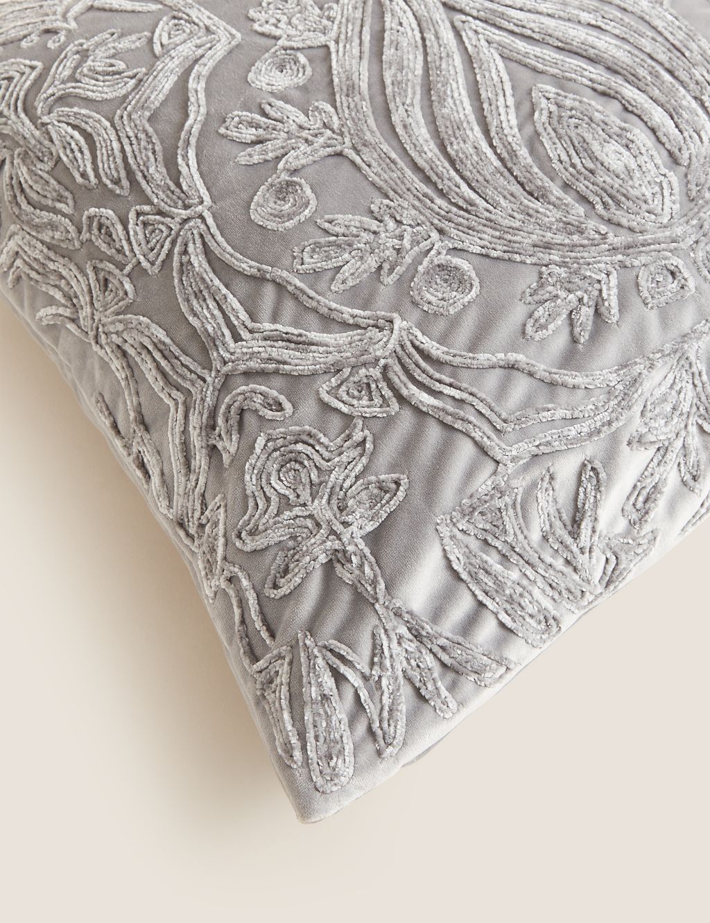 Velvet Embroidered Cushion image 5
