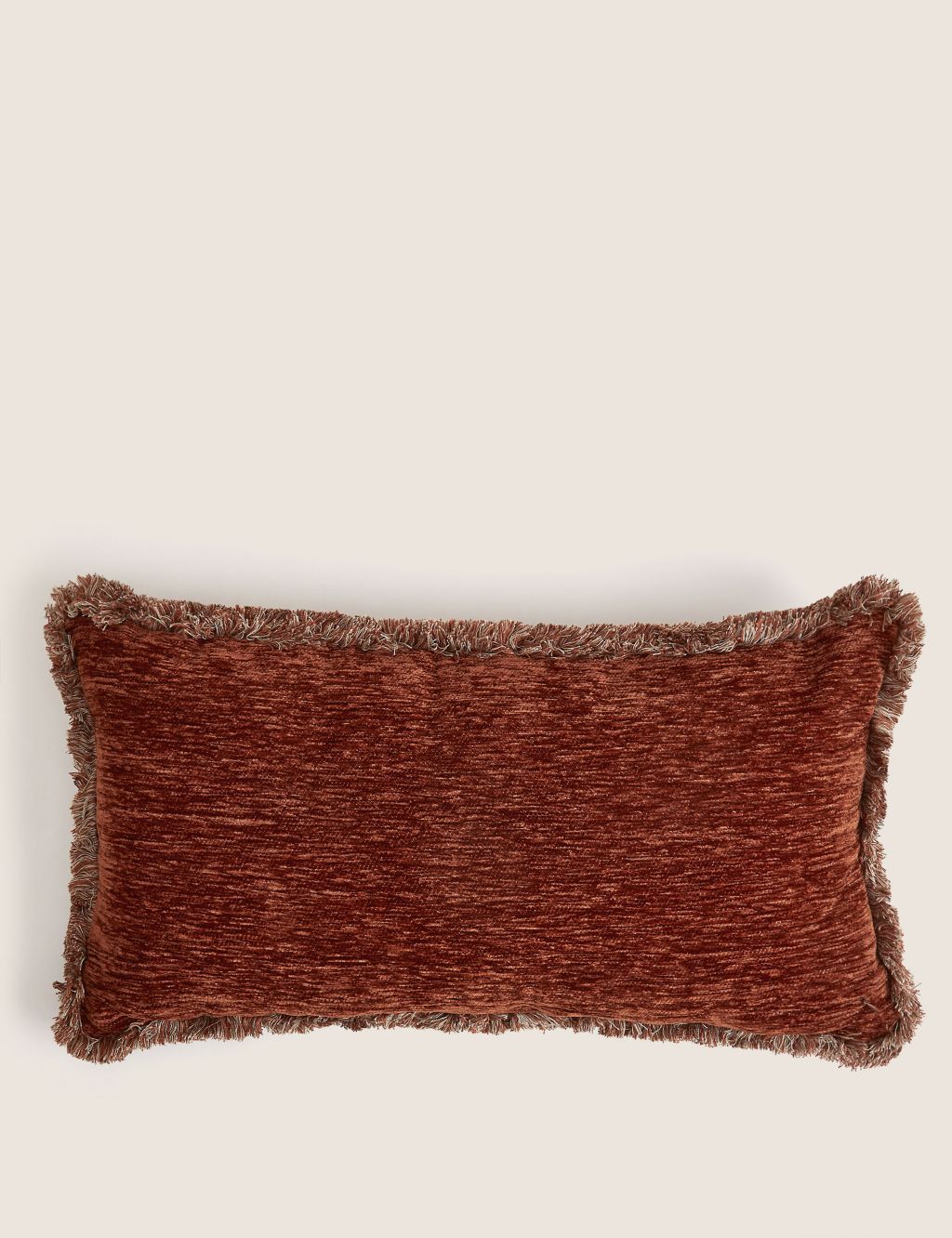 Chenille Patterned Bolster Cushion image 4