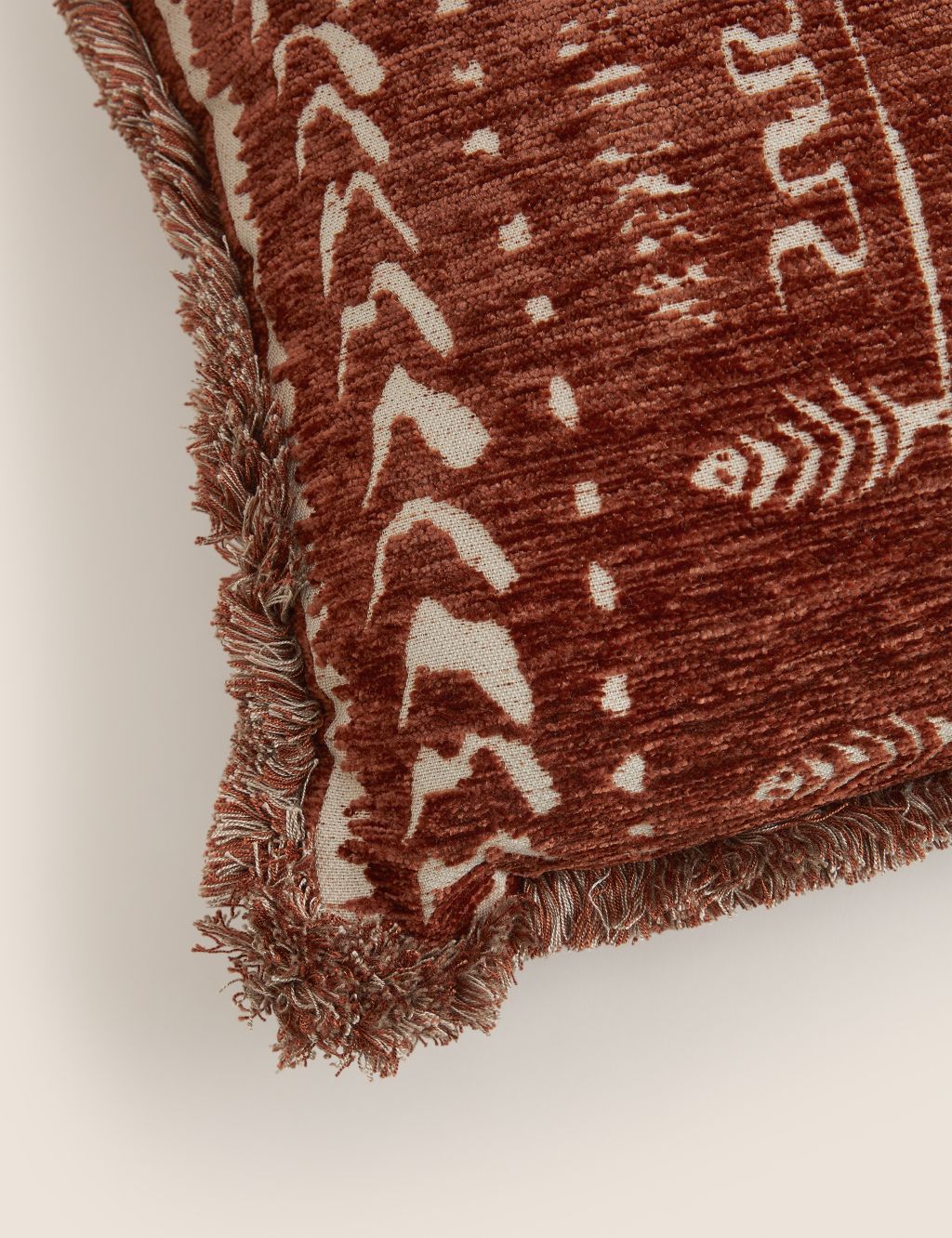 Chenille Patterned Bolster Cushion image 8