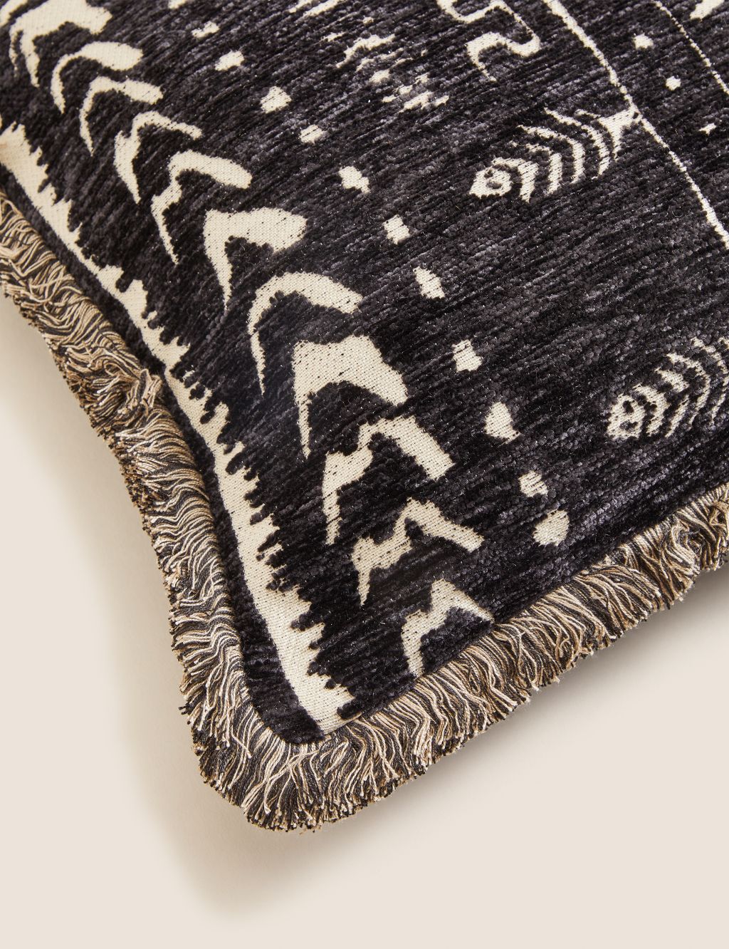Chenille Patterned Bolster Cushion image 6