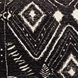 Chenille Patterned Bolster Cushion - charcoal