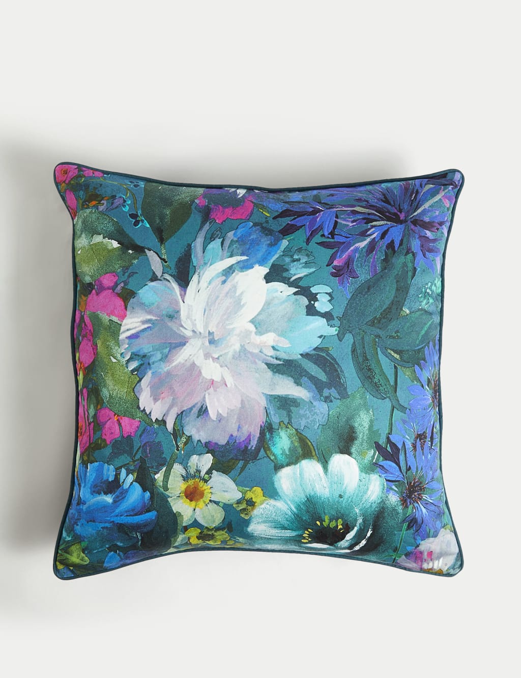 Pure Cotton Floral Cushion