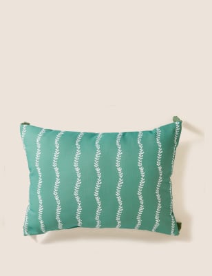 

M&S Collection Floral Outdoor Cushion - Green Mix, Green Mix