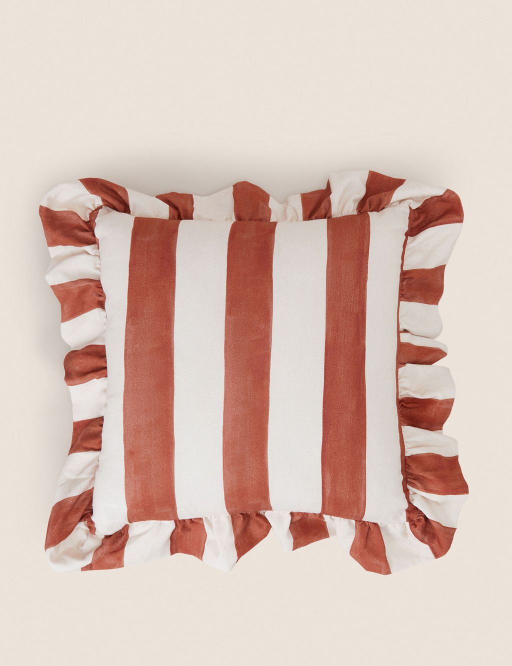 Pure Cotton Striped Cushion