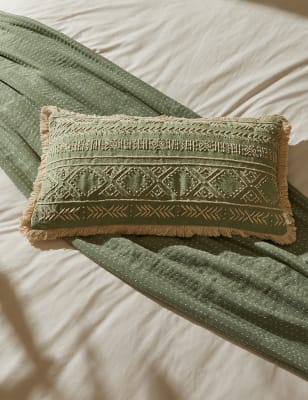 Green throws and store cushions