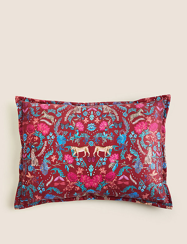 Velvet Printed Bolster Cushion - IT