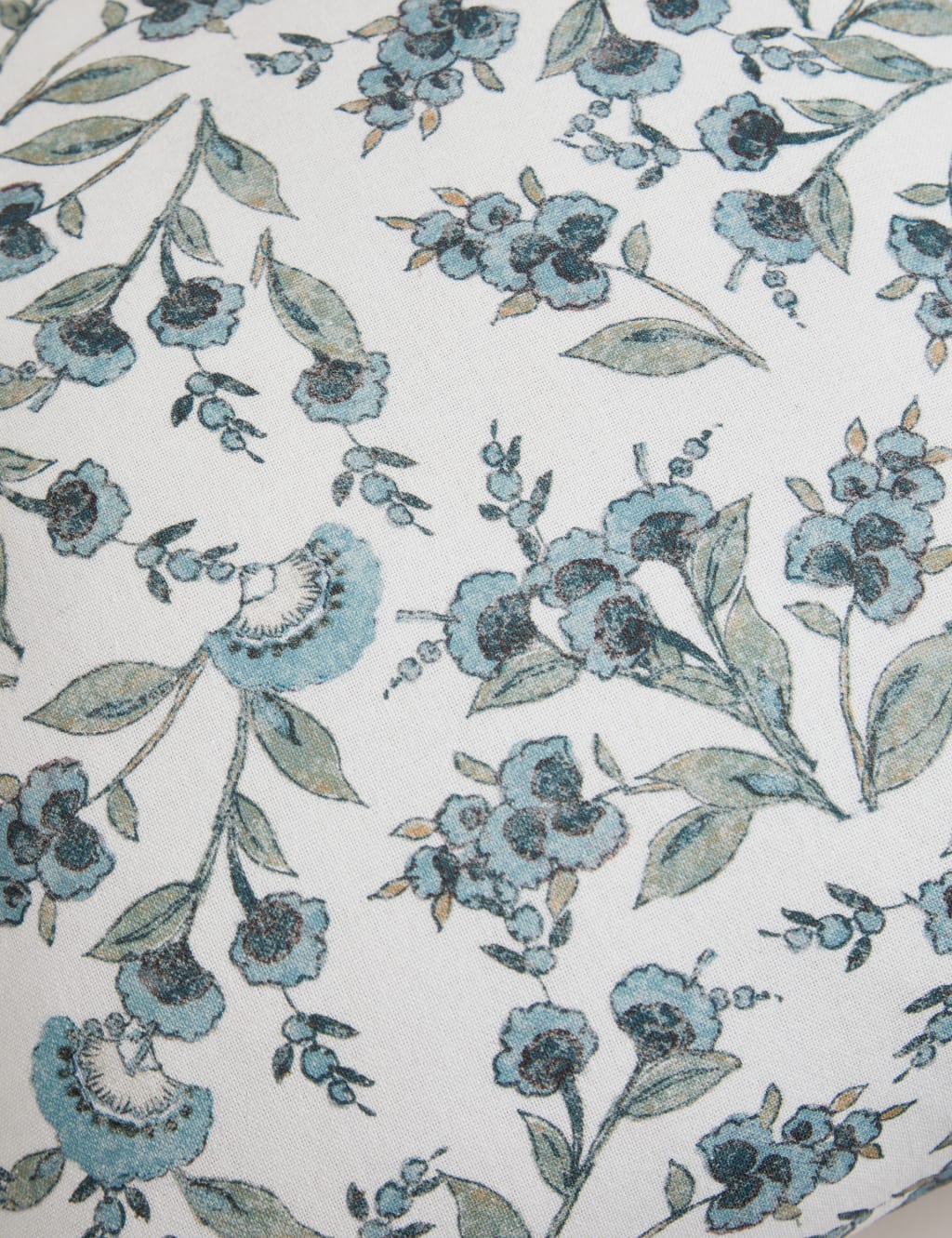 Pure Cotton Floral Tassled Cushion image 4