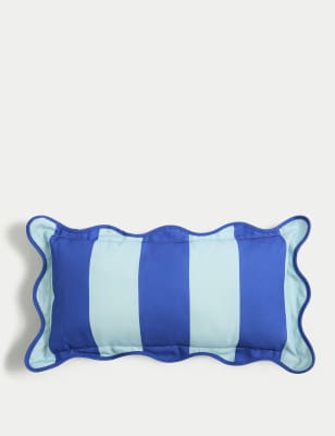 Striped Outdoor Bolster Cushion - CA