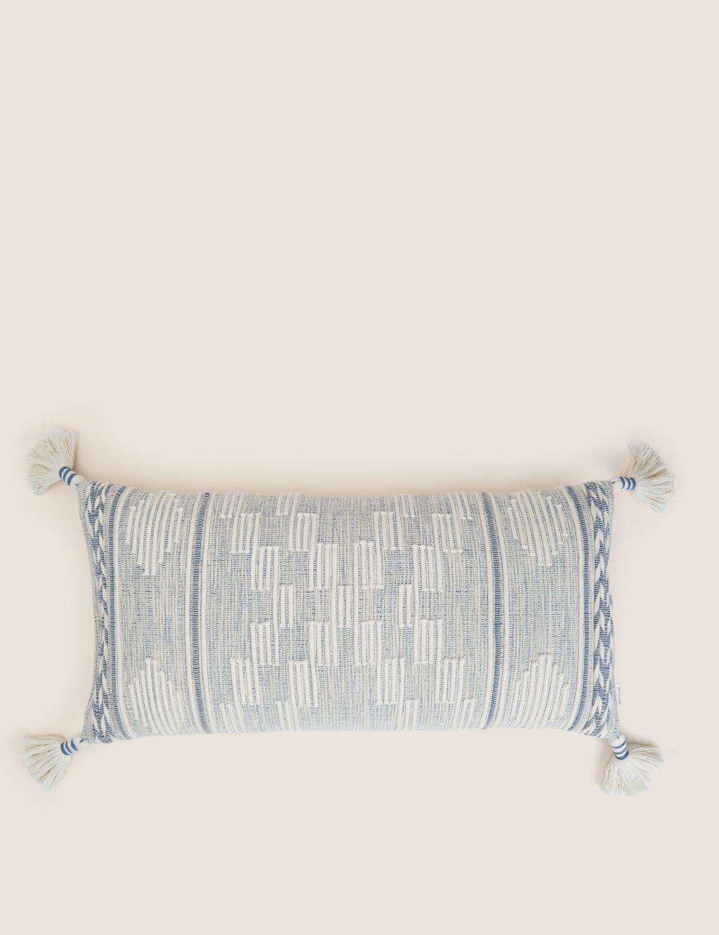 Seville Amar Large Textured Bolster Cushion image 1