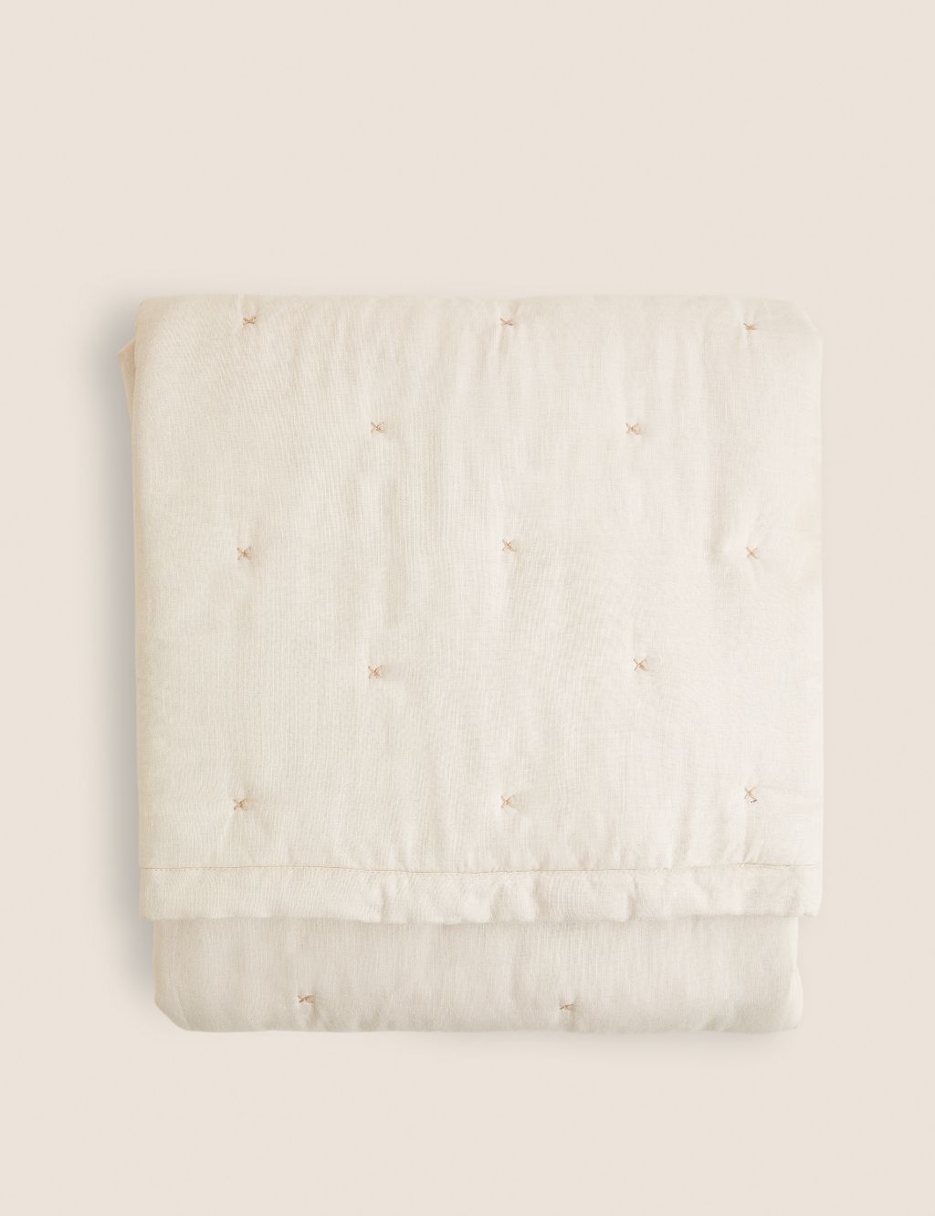 Cotton with Linen Bedspread image 1
