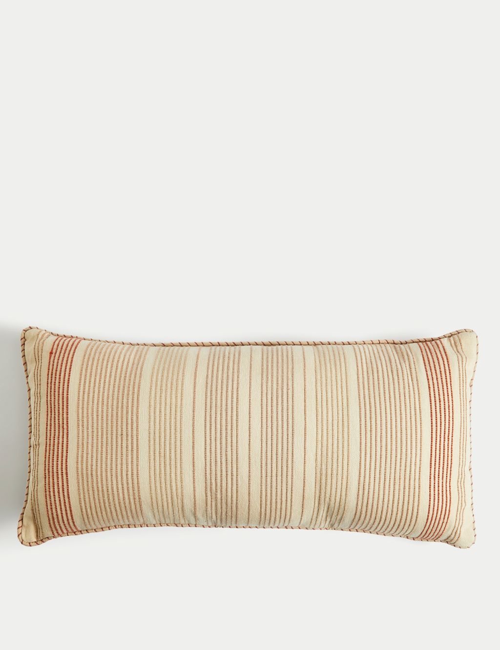 Pure Cotton Corded Outdoor Bolster Cushion