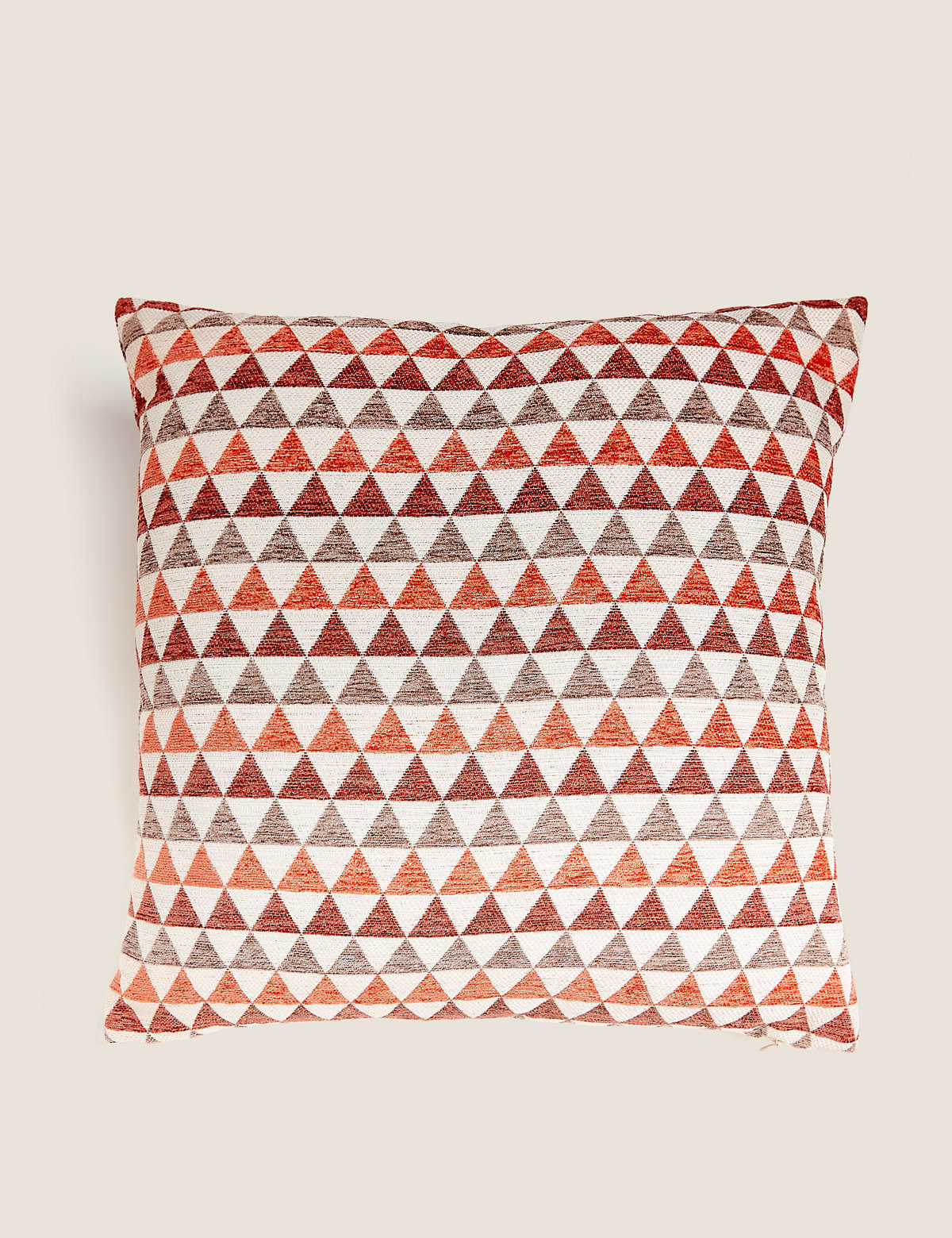 Chenille Geometric Cushion