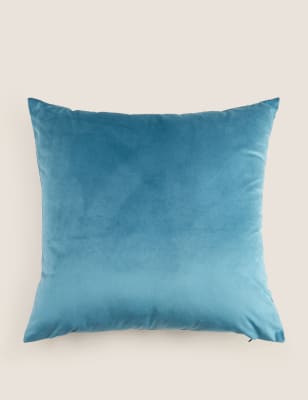 

M&S Collection Velvet Cushion - Light Emerald, Light Emerald