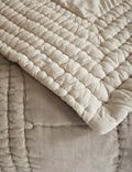 棉質絲絨絎縫床罩