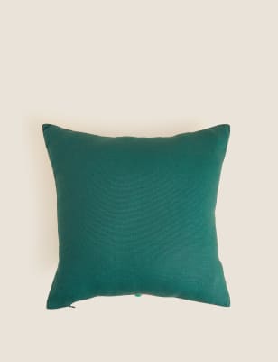 

M&S Collection Pure Cotton Reindeer Cushion - Green Mix, Green Mix