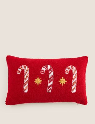 Candy Cane Bolster Cushion - RS