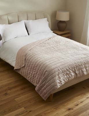 Velvet Quilted Bedspread