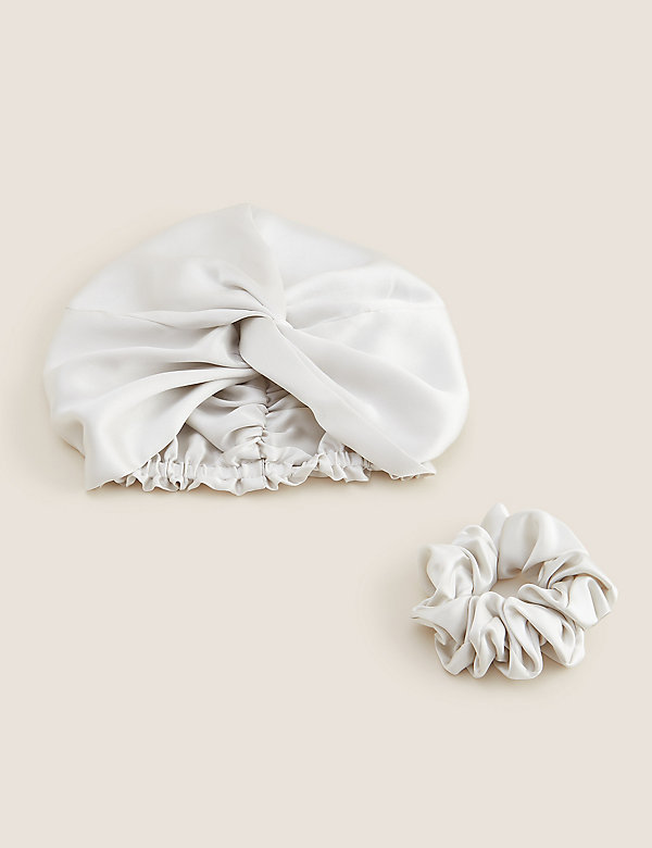 Pure Silk Wrap and Scrunchie Set - HK