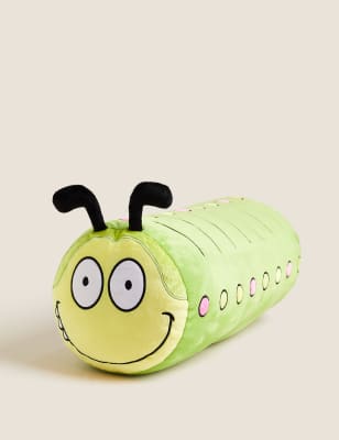 

Colin the Caterpillar™ Bolster Cushion - Green Mix, Green Mix