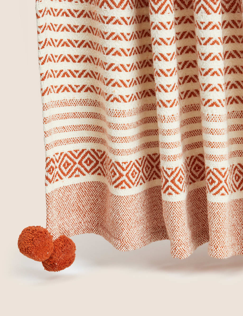 Pure Cotton Geometric Throw image 2