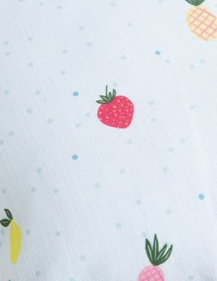 

M&S Collection Conjunto de 2 cojines para exterior con estampado de frutas - Multicolor, Multicolor
