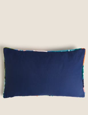 

M&S Collection Tropical Embroidered Bolster Cushion - Multi, Multi