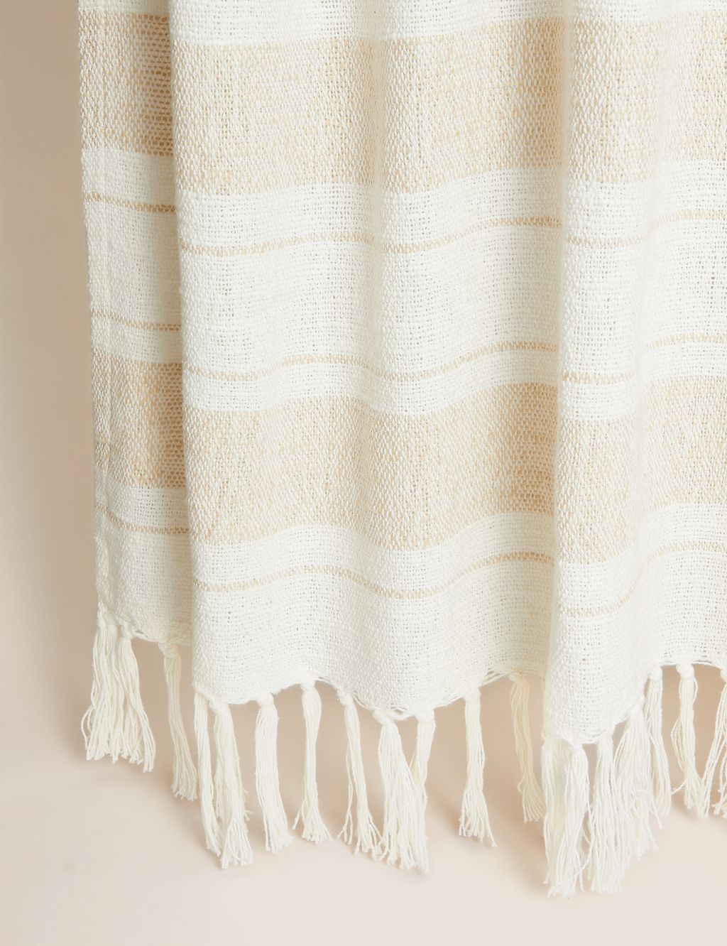 Pure Cotton Striped Throw image 2