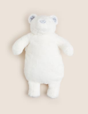 

M&S Collection Bolsa de agua caliente con diseño de oso polar - Blanco, Blanco