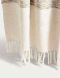 Manta texturizada 100% algodón de rayas