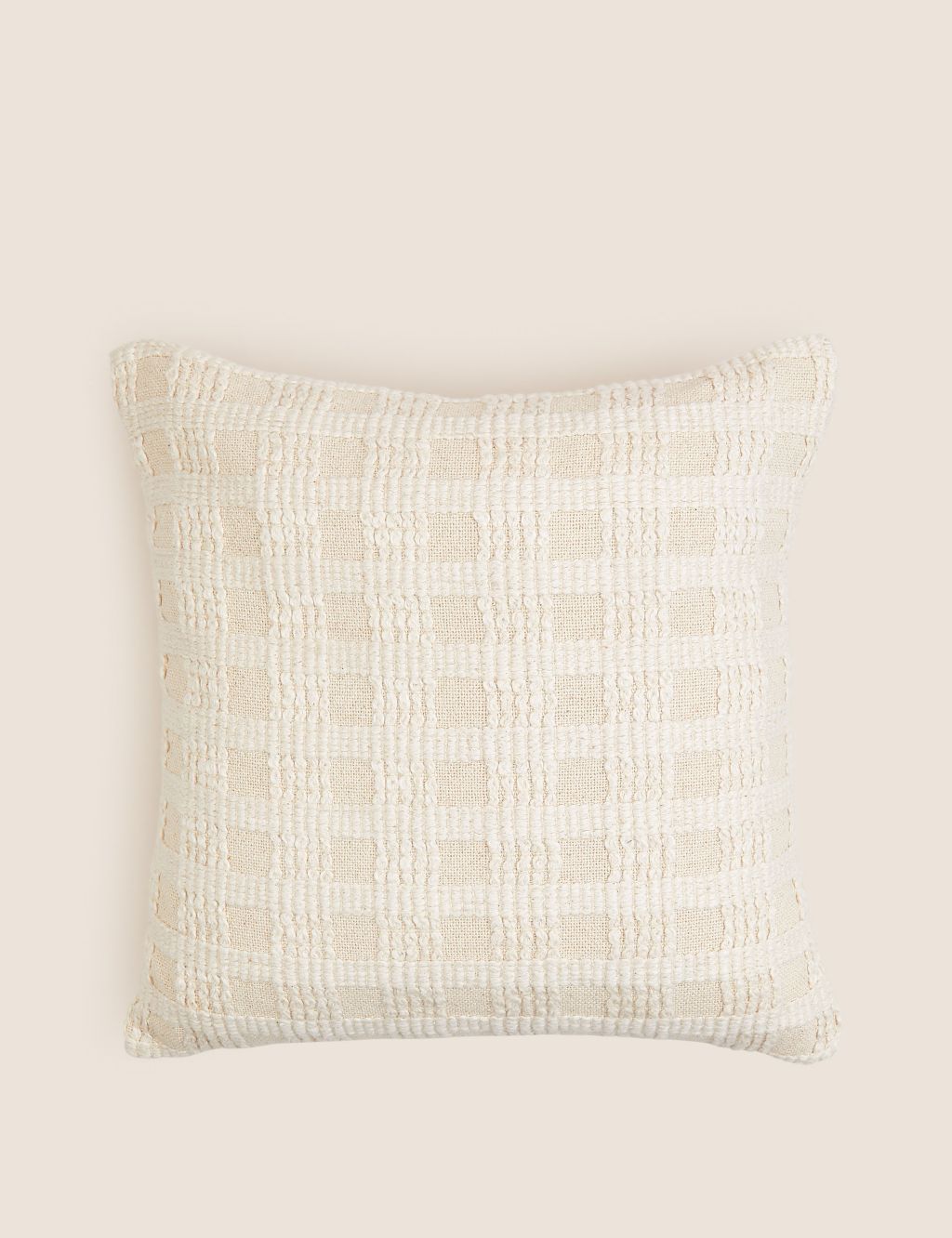 Pure Cotton Checked Cushion image 1