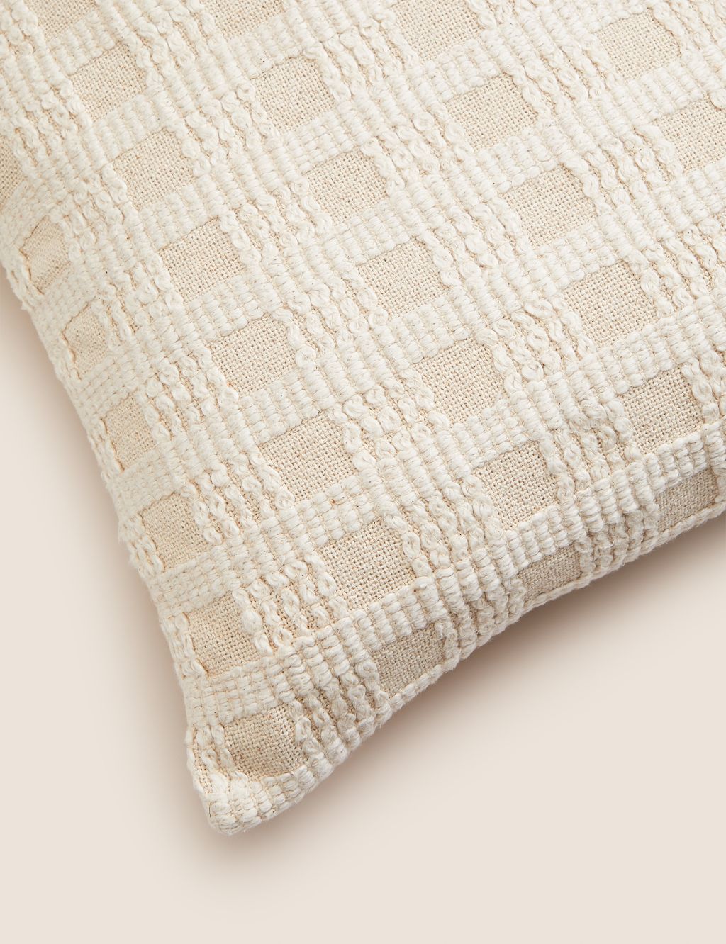 Pure Cotton Checked Cushion image 7