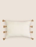 Pure Cotton Textured Bolster Cushion