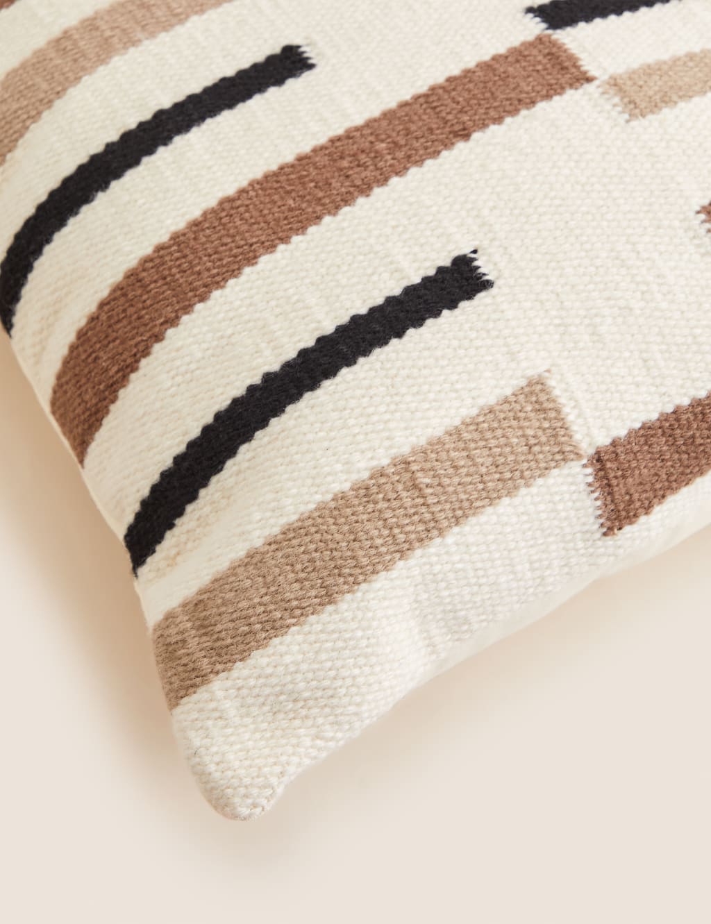 Wool Rich Striped Cushion image 3